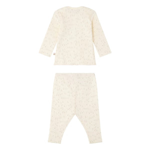 Bonpoint - Timi Music organic cotton set | Cream