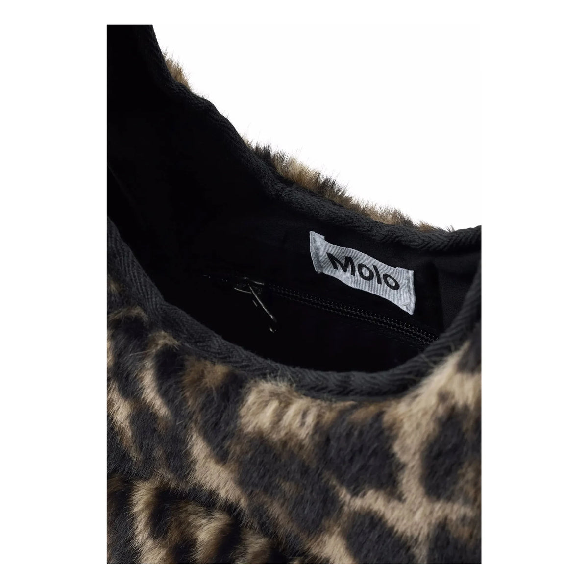 Molo - Jolie Leopar Kürklü Çanta Geri Dönüştürülmüş Lifler | Kahverengi