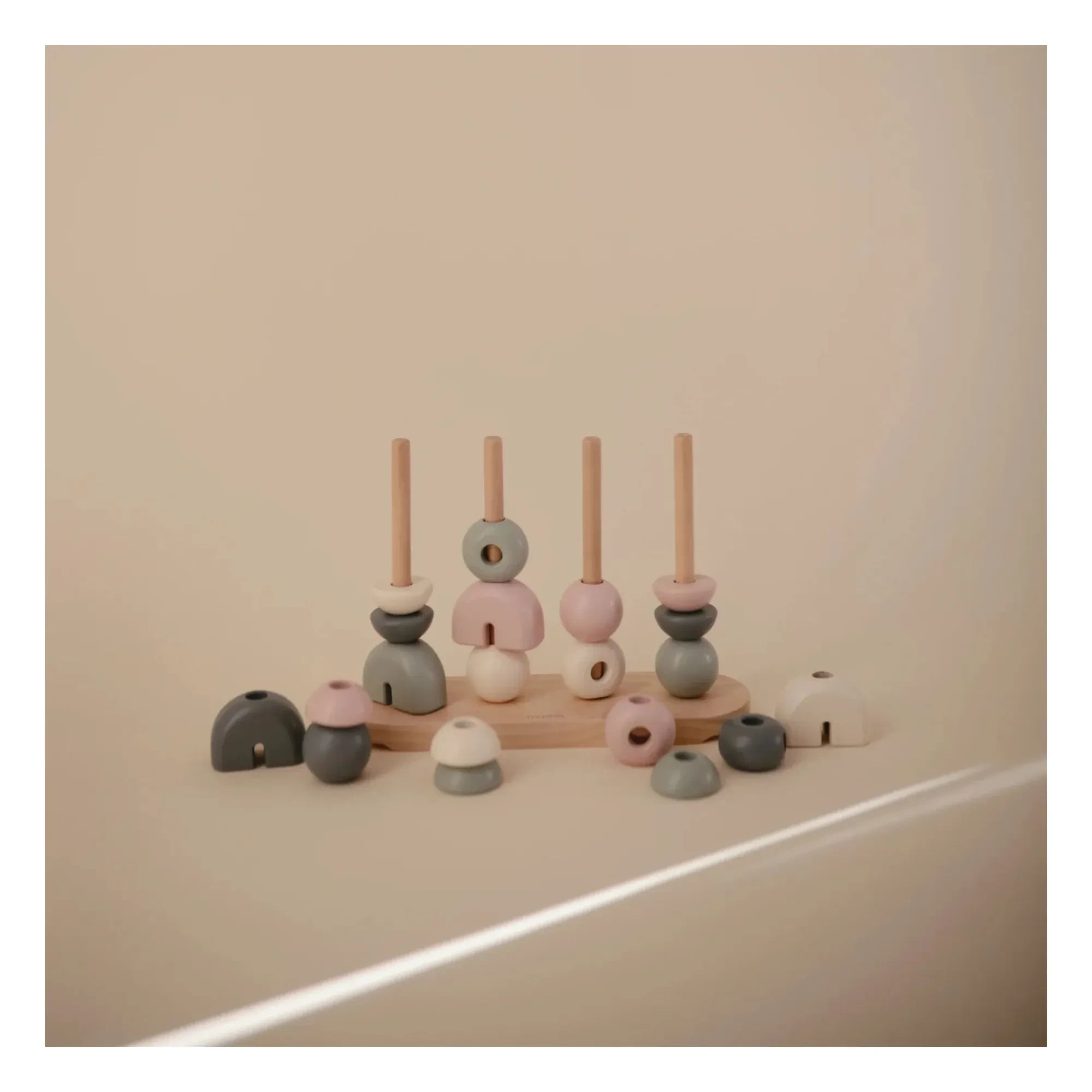 Mushie - Stacking Shaped Toy | Blue
