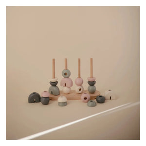 Mushie - Stacking Shaped Toy | Blue