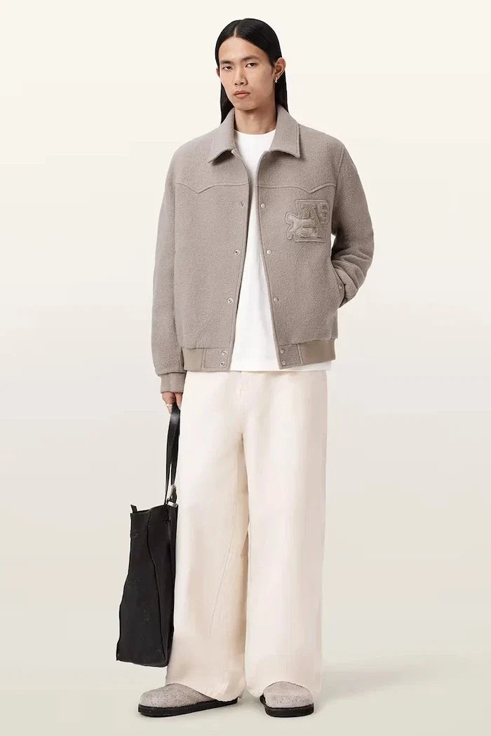 Chaqueta bomber de lana para hombre AllSaints ROYCE