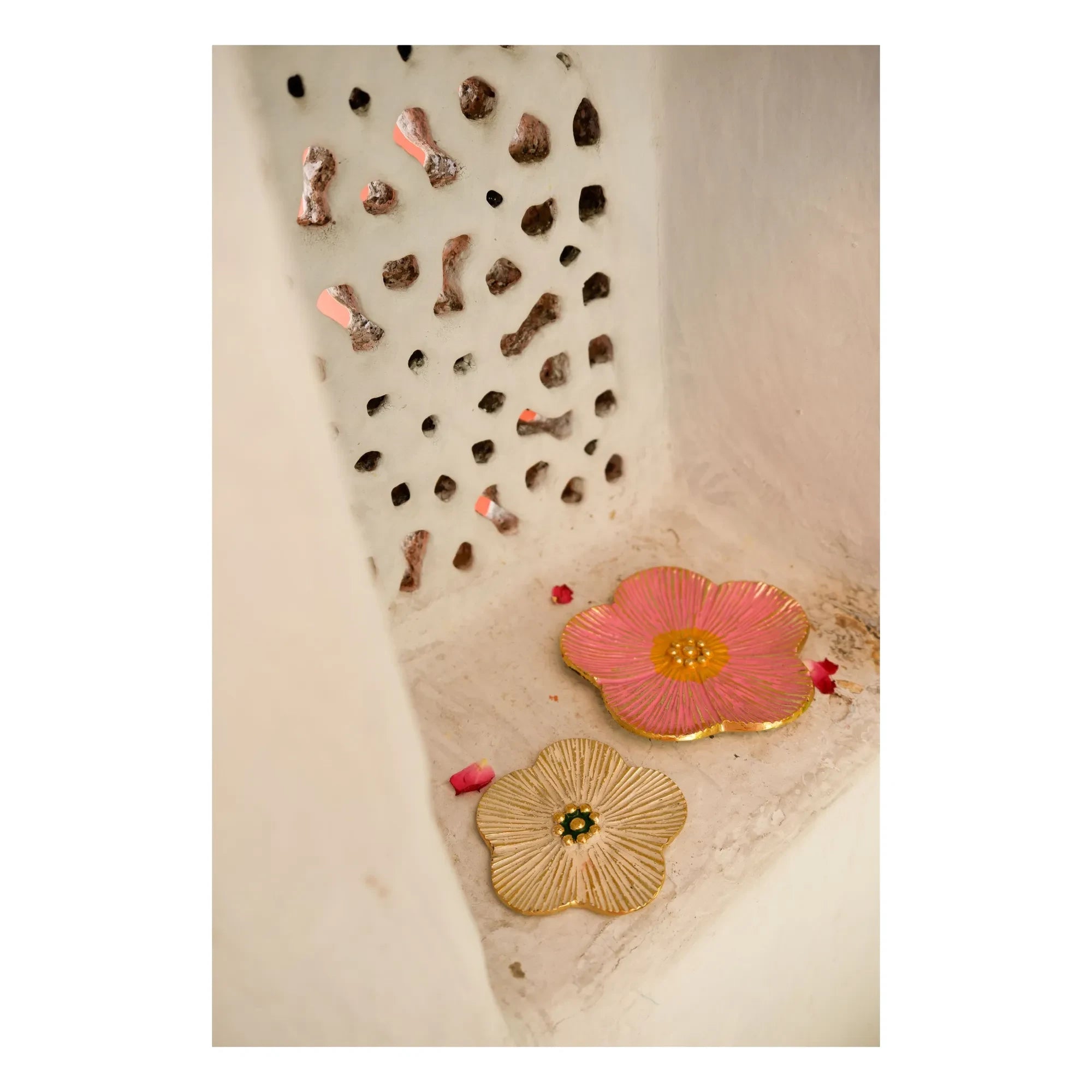 Doing Goods - Faye çiçek tabak | Sarı