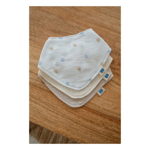 Soft Spot - Lätzchen-Halstücher aus Bio-Baumwolle Seaside - 3er Set | Seaside