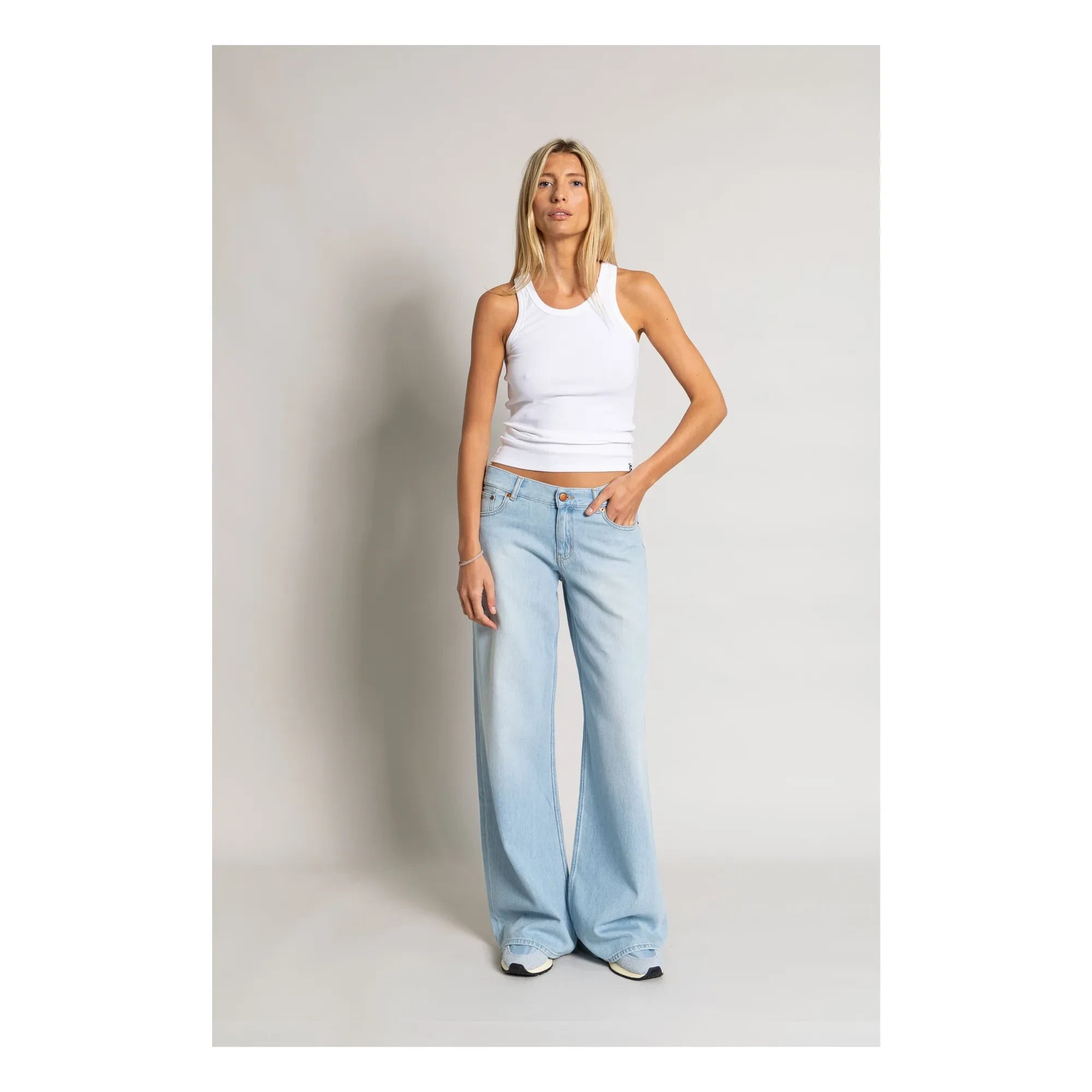 Smallable Woman - Ayla Organic Cotton Ribbed Tank Top | White