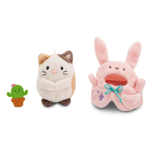 Nici - Angy peluş kedi ve tavşan kılığında | Pembe