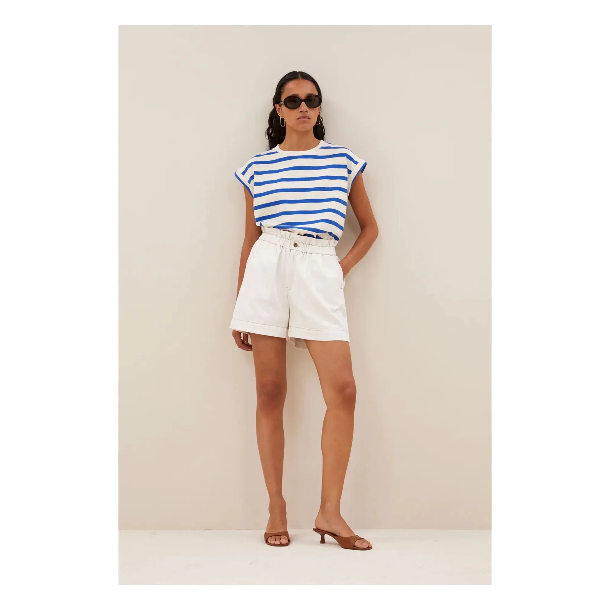 By Bar - Leon Baumwoll-Shorts | Weiß