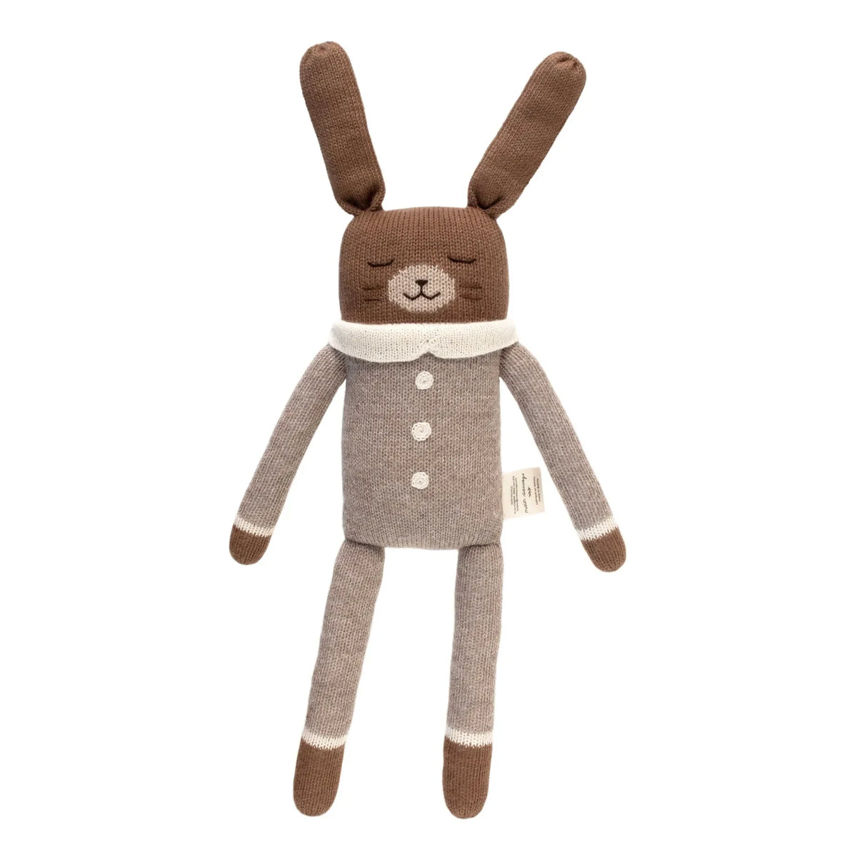 Main Sauvage - Large Soft Toy Bunny Pajamas | Gray