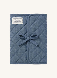 Editions Aimable - Henriette Gesundheitsbuchhülle | Blaues Chambray