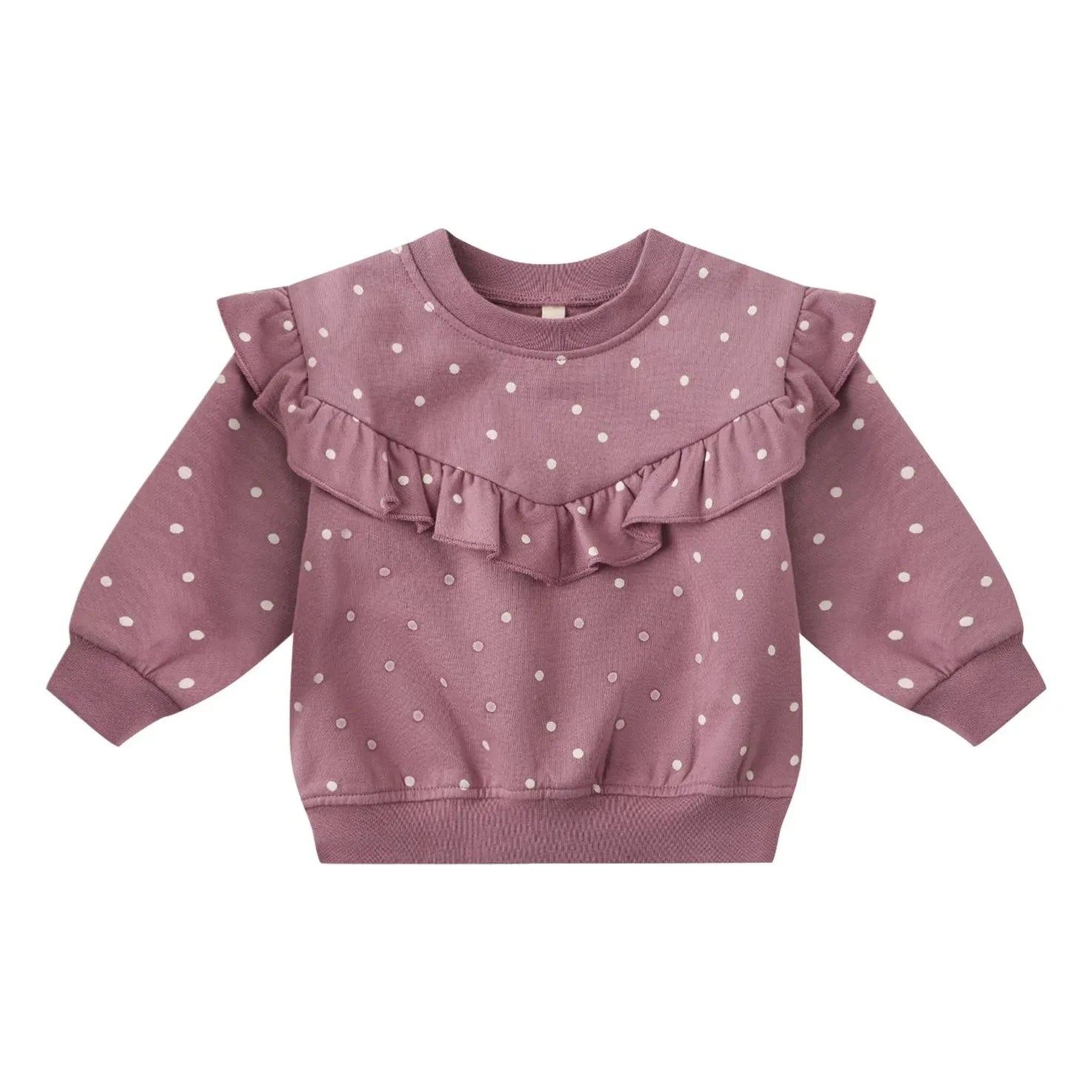 Quincy Mae - Bez Kısa Kollu Sweatshirt | Magenta