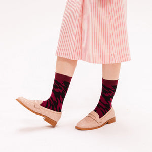 Eat My Socks - Yetişkin Kırmızı Şarap Çorap
