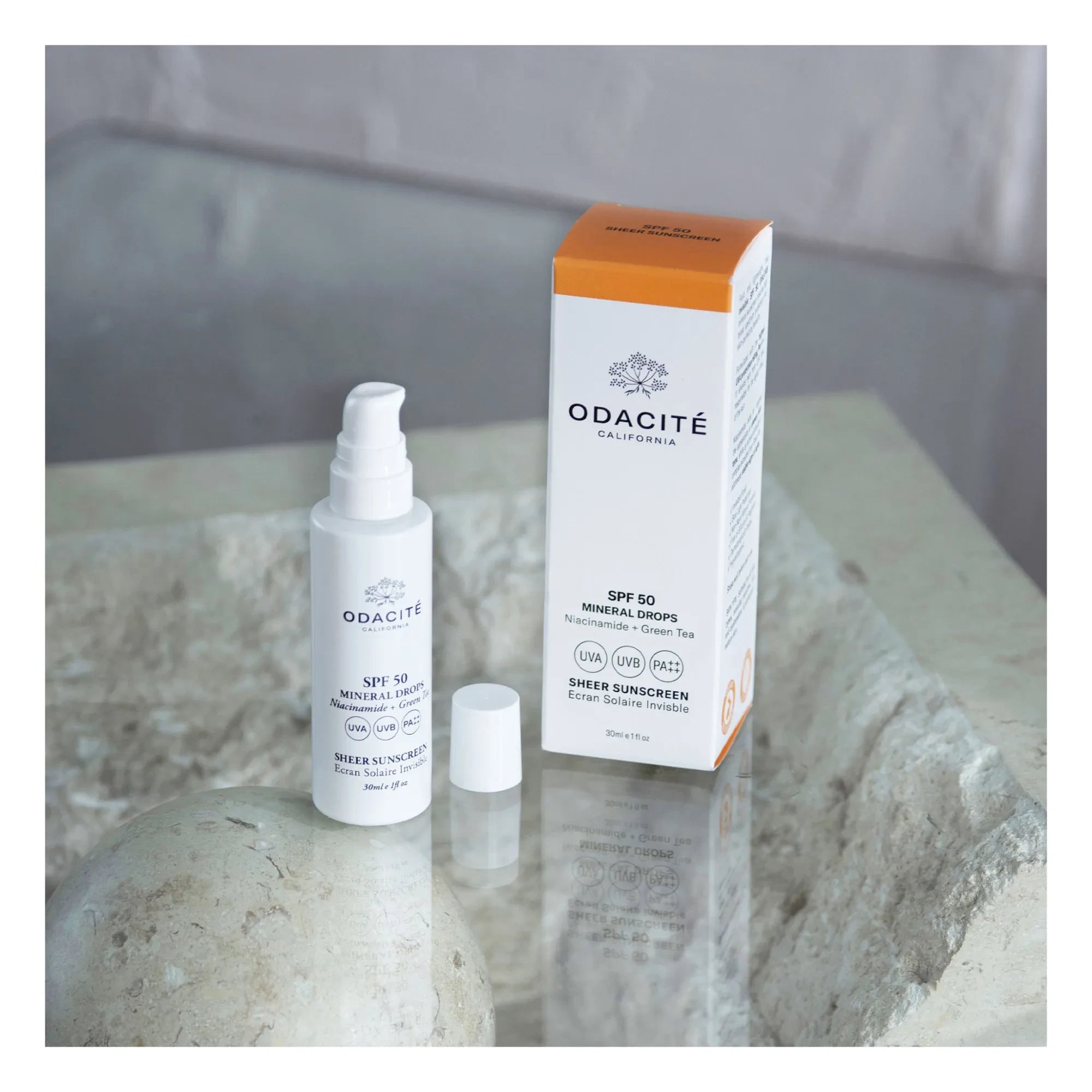 Odacité - Mineral Drops Transparent Sunscreen SPF50 - 30 ml