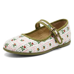 Hermosilla - Céleste Editions Aimable x Hermosilla Ballet Flats | Pommette Poplin