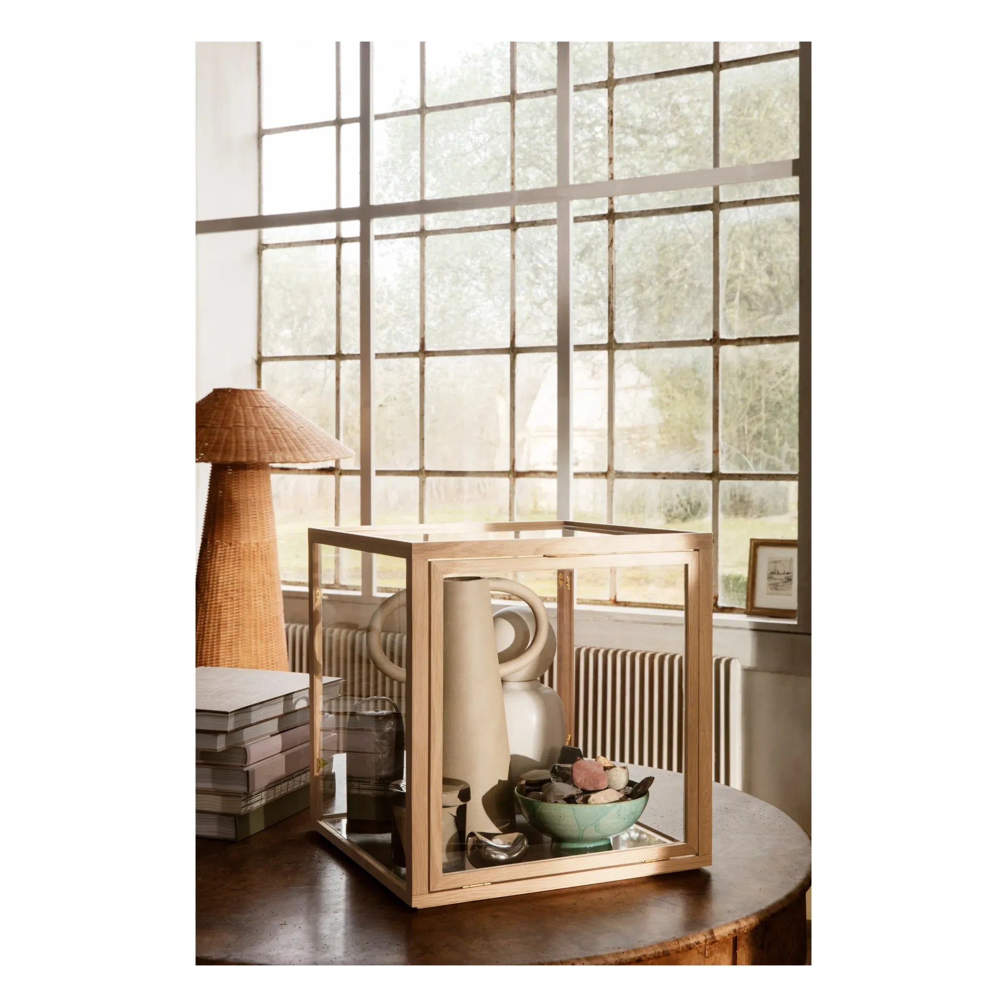 Ferm Living - Dou Rattan Lamba