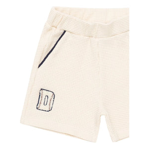 Donsje - Petar Waffle Kurze Shorts | Elfenbein