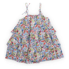 the new society - Verbena Fleurie Kleid | Blau