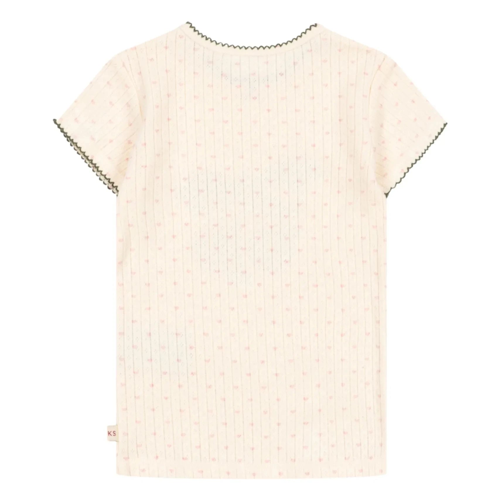 Konges Sløjd - Minnie Cherry organik pamuklu T-shirt | Ekru