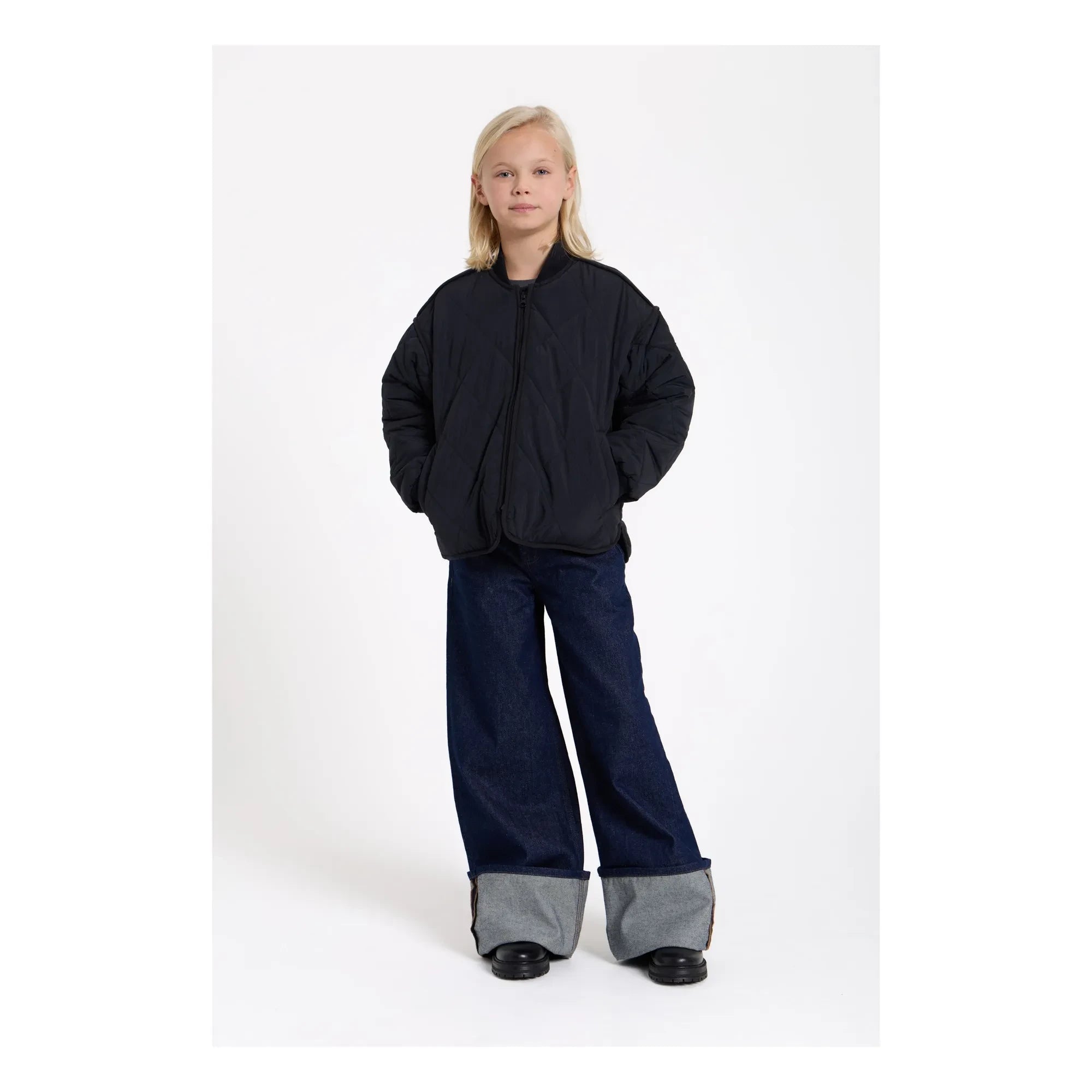 Finger in the nose - Braidy Gesteppte Bomberjacke | Schwarz
