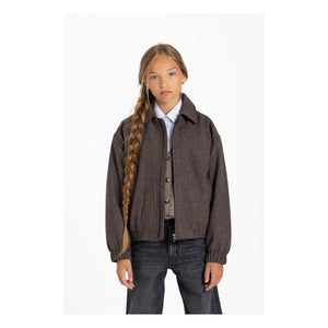 Finger in the nose - Sage Houndstooth Wolljacke | Braun
