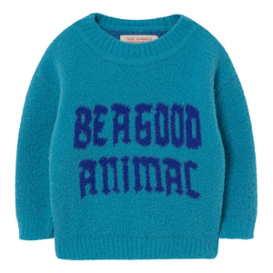The Animals Observatory - Bull Grafik-Pullover | Blau