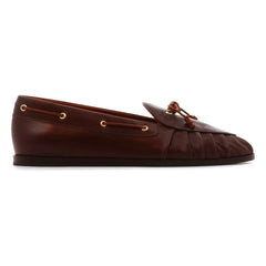 Socque Paris - Como Leder Pantoffel | Schokolade