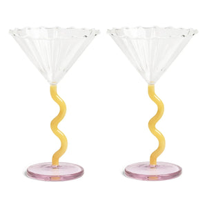 &Klevering - 2er Tassen Set | Gelb