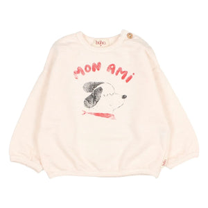 Búho - Mon Ami Sweat Organik pamuklu polar | Lychee Pembe