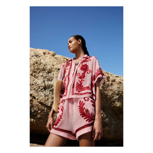 Farm Rio - Arabesk şort | Pembe