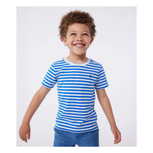 Petit Bateau - Bipbip Organik Pamuk Tişört | Mavi