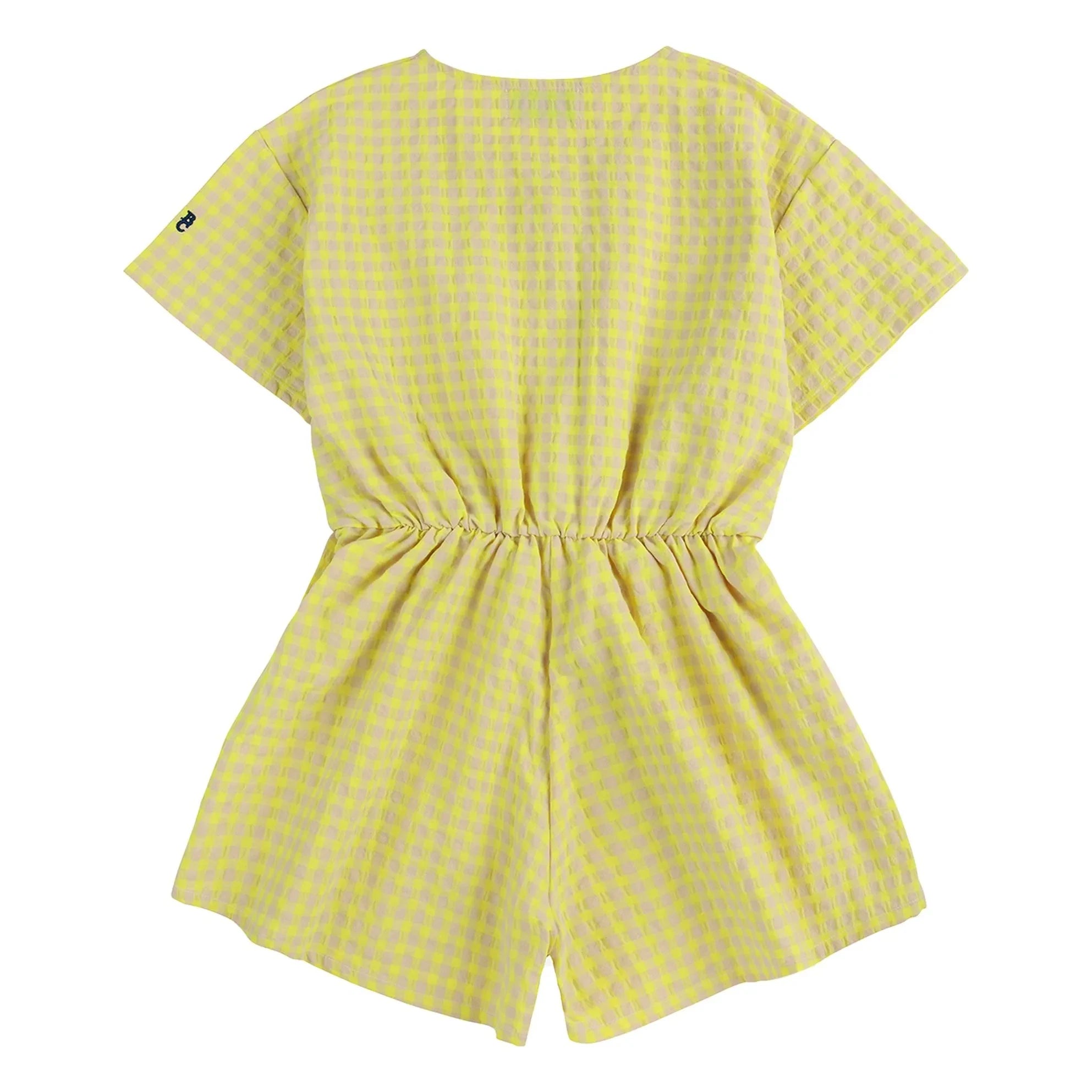 Bobo Choses - Vichy Jumpsuit | Yellow