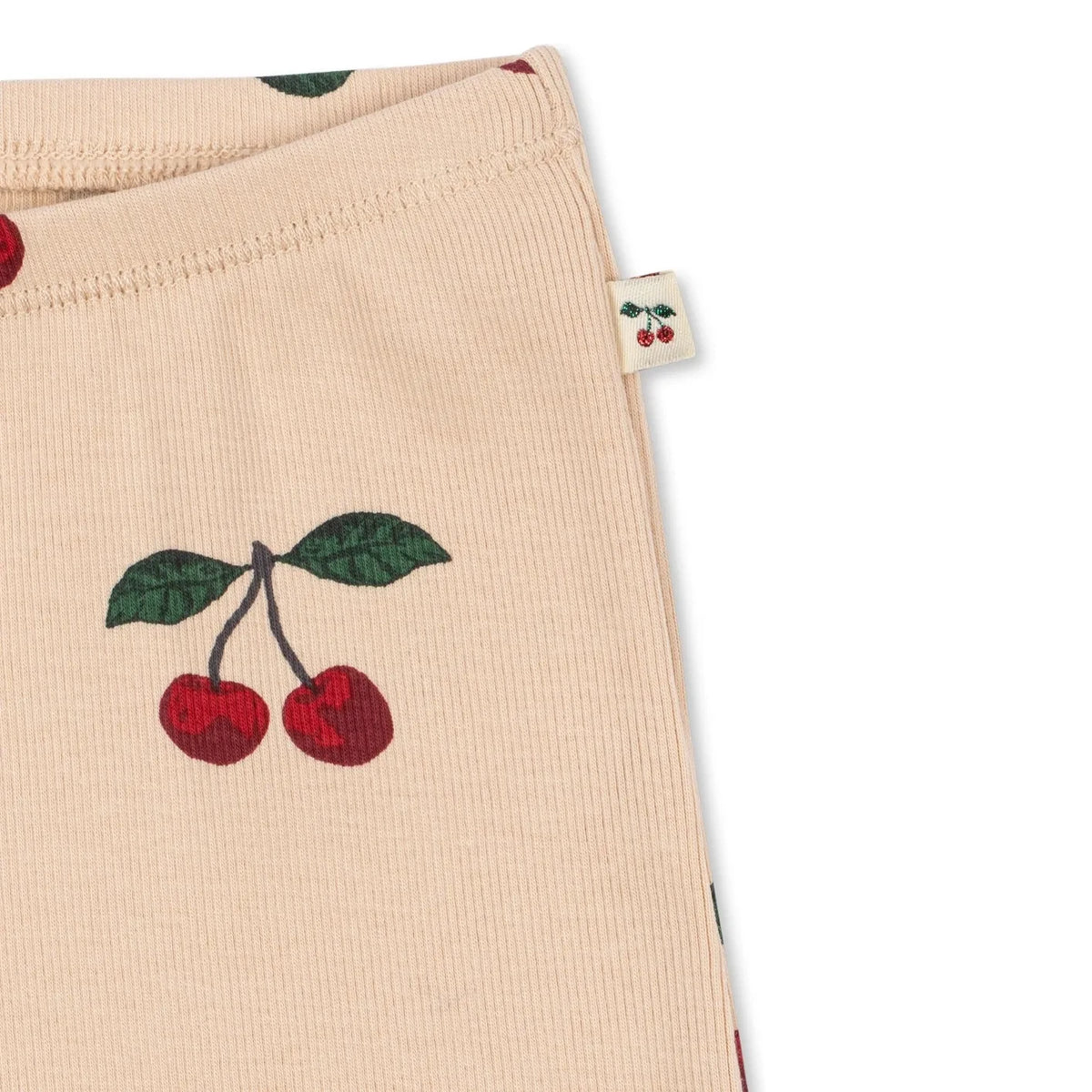 Konges Sløjd - Pantalón de algodón orgánico Ella Cherry | Rosa empolvado