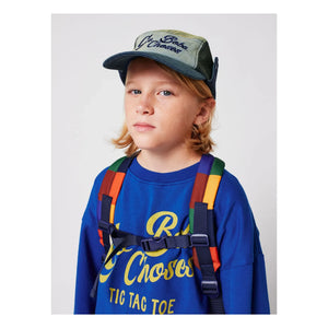Bobo Choses - Recycled Fiber Checkered Backpack | Brown