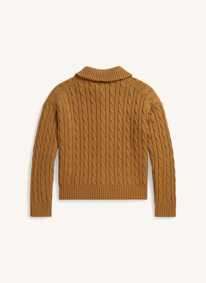 Ralph Lauren - Örgü hırka | Camel