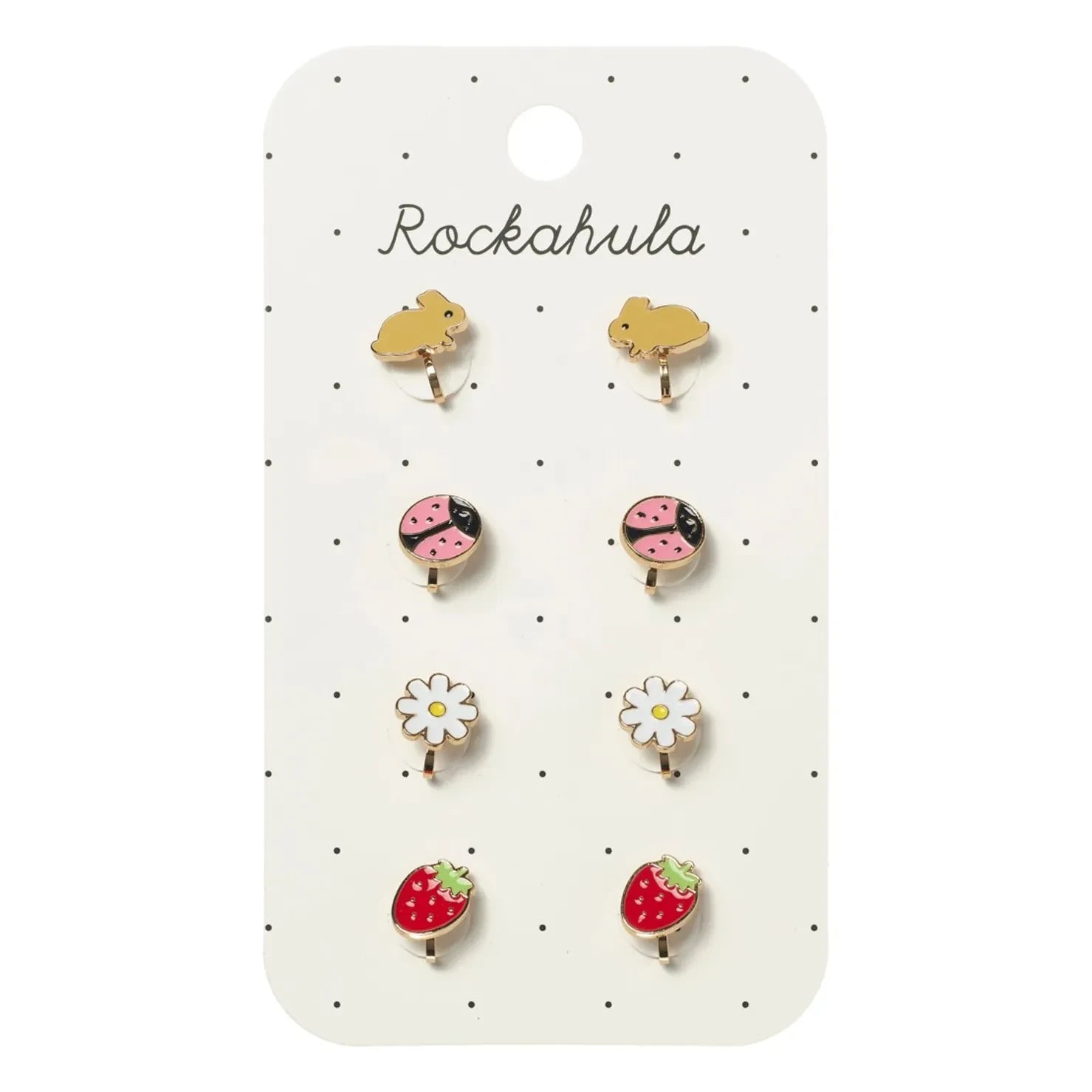 Rockahula Kids - Çıtçıtlı Küpeler Bahçe | Altın