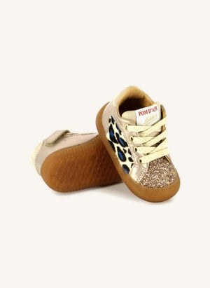 Pom d'Api - Yaka Star Glitter Sneakers | Champagne