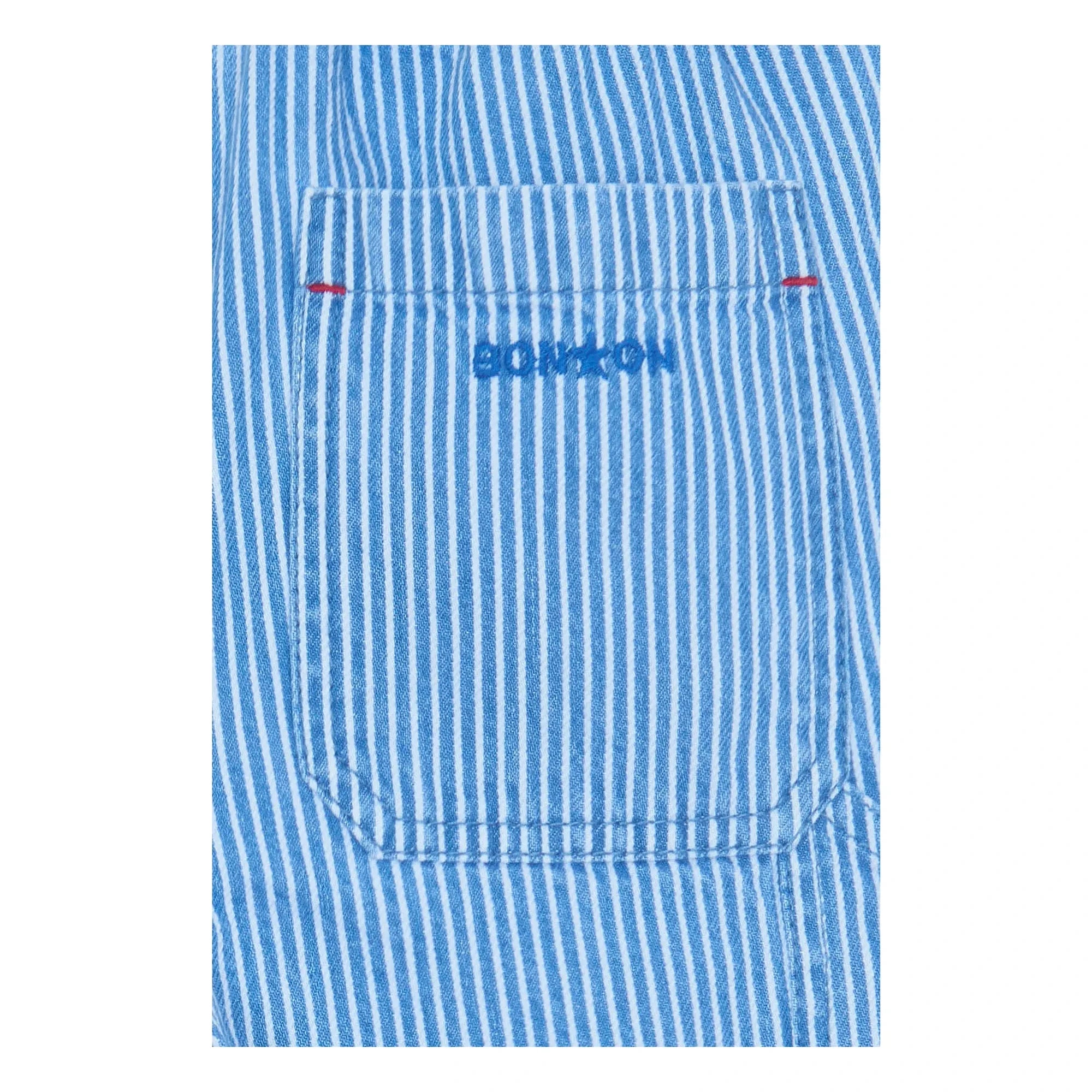 Bonton - Letto Çizgili Pantolon | Mavi