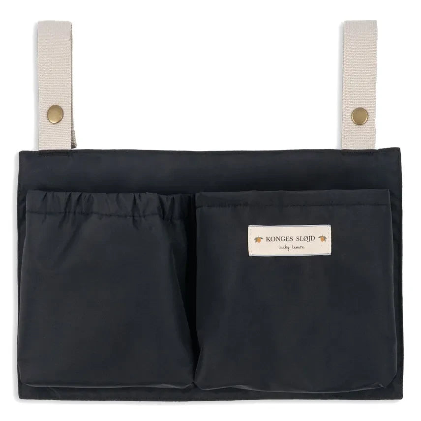 Konges Sløjd - Bolso Organizador para Cochecito | Negro