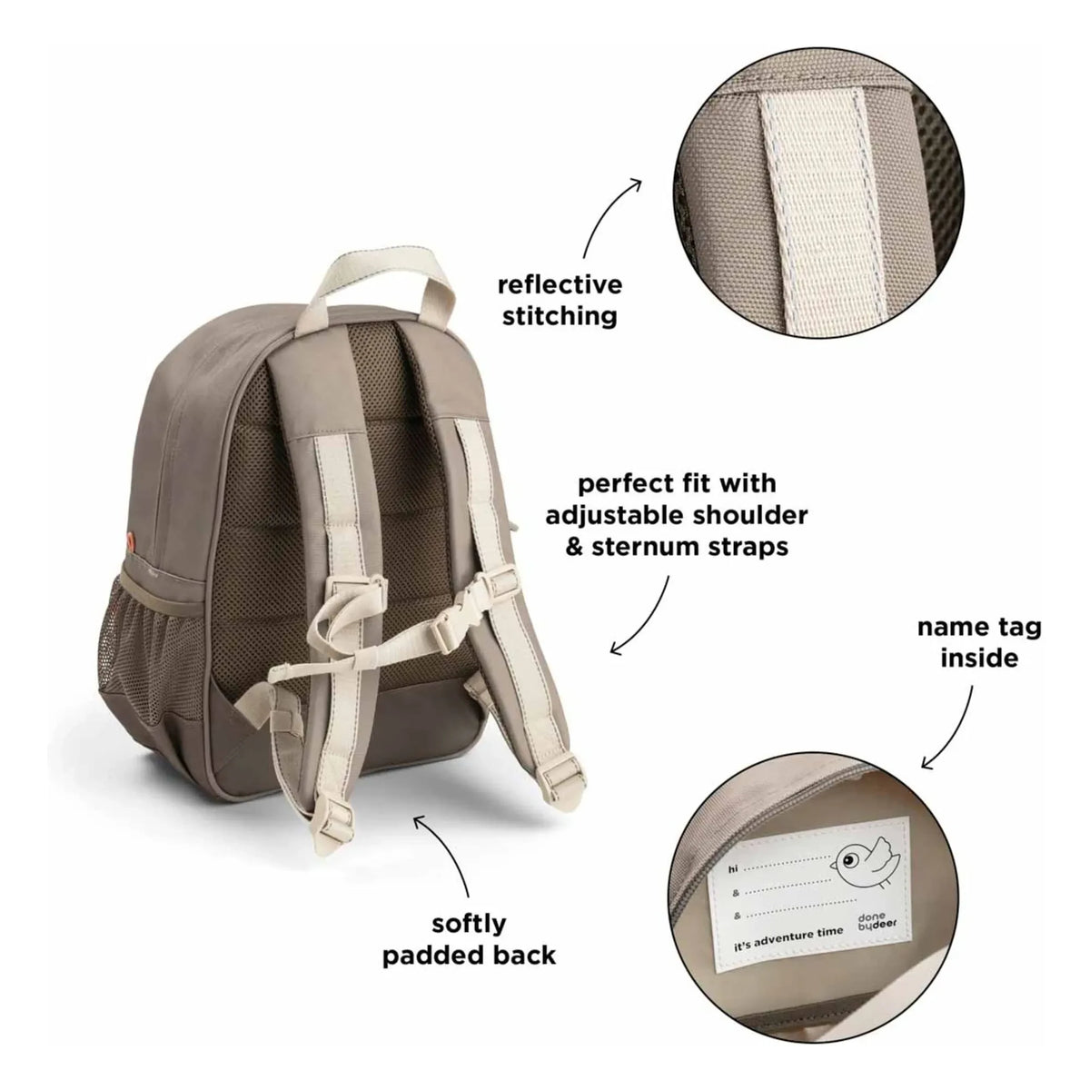 Done by deer - Junior Trails backpack | Brown