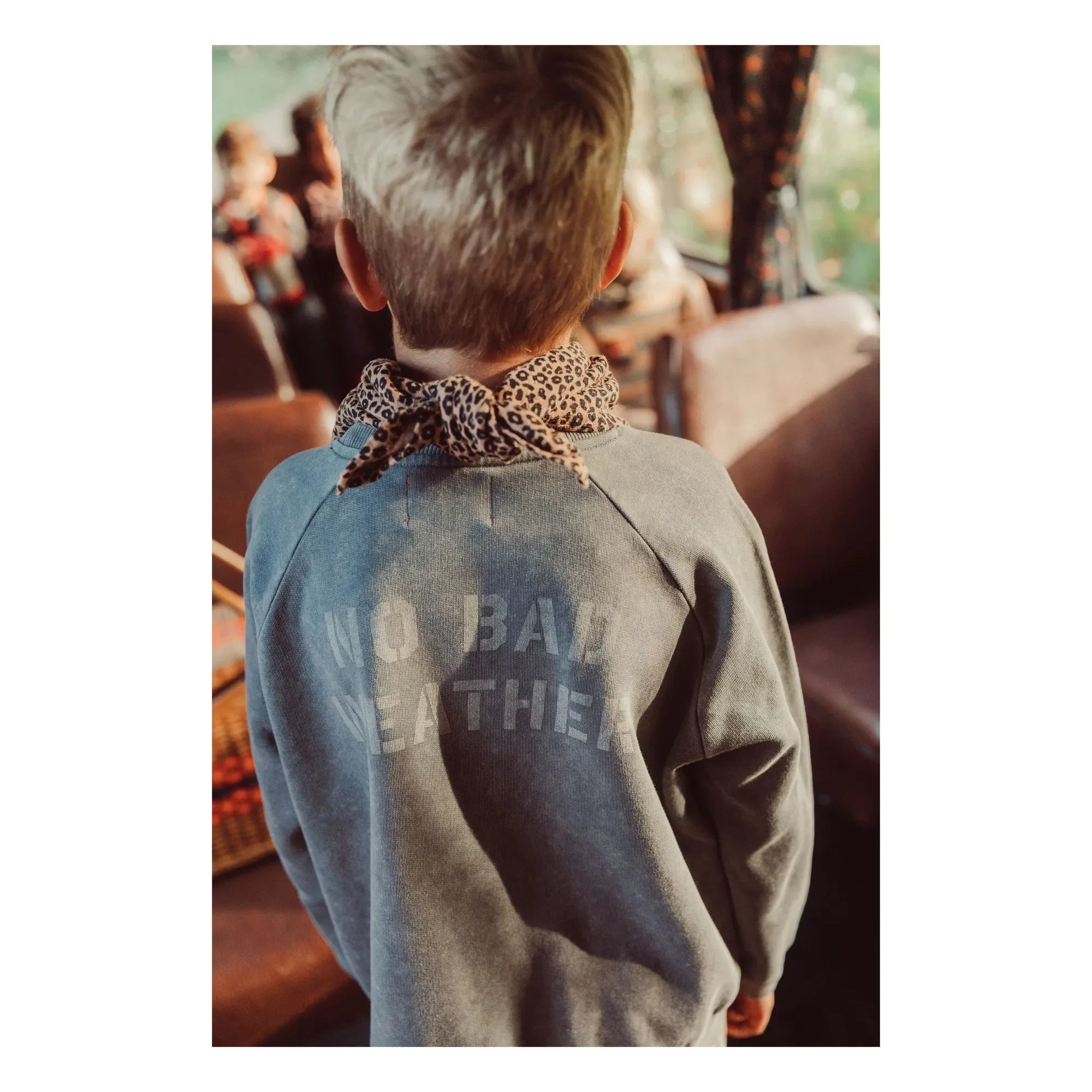 Piupiuchick - No Bad Weather organik pamuk sweatshirt | Gri