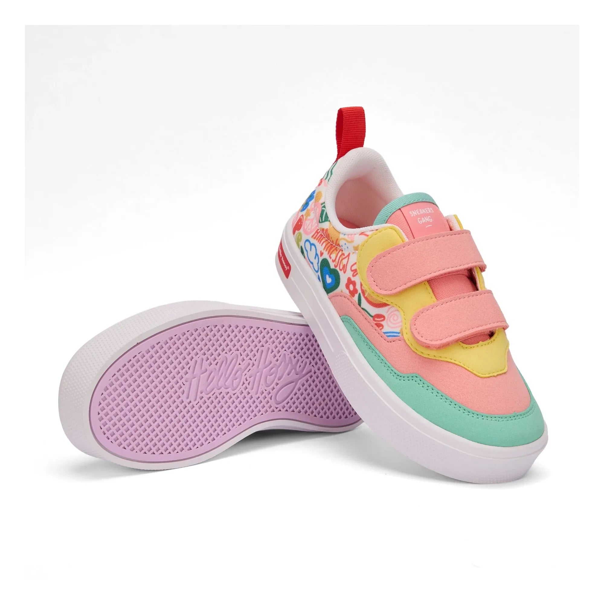 Hello Hossy - Hapiness Scratch Sneakers | Rosa