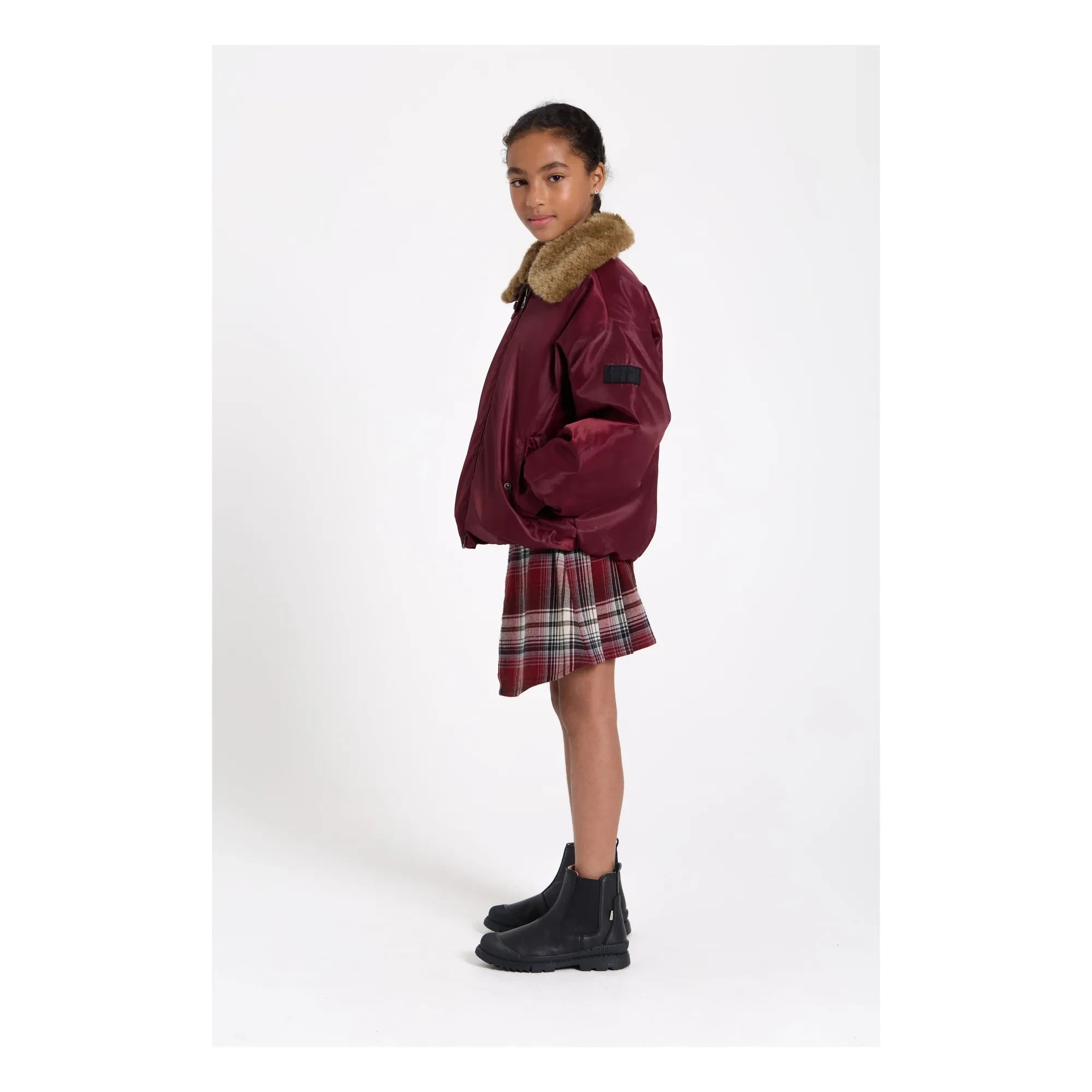 Finger in the nose - Aria Bomber Ceket | Aubergine
