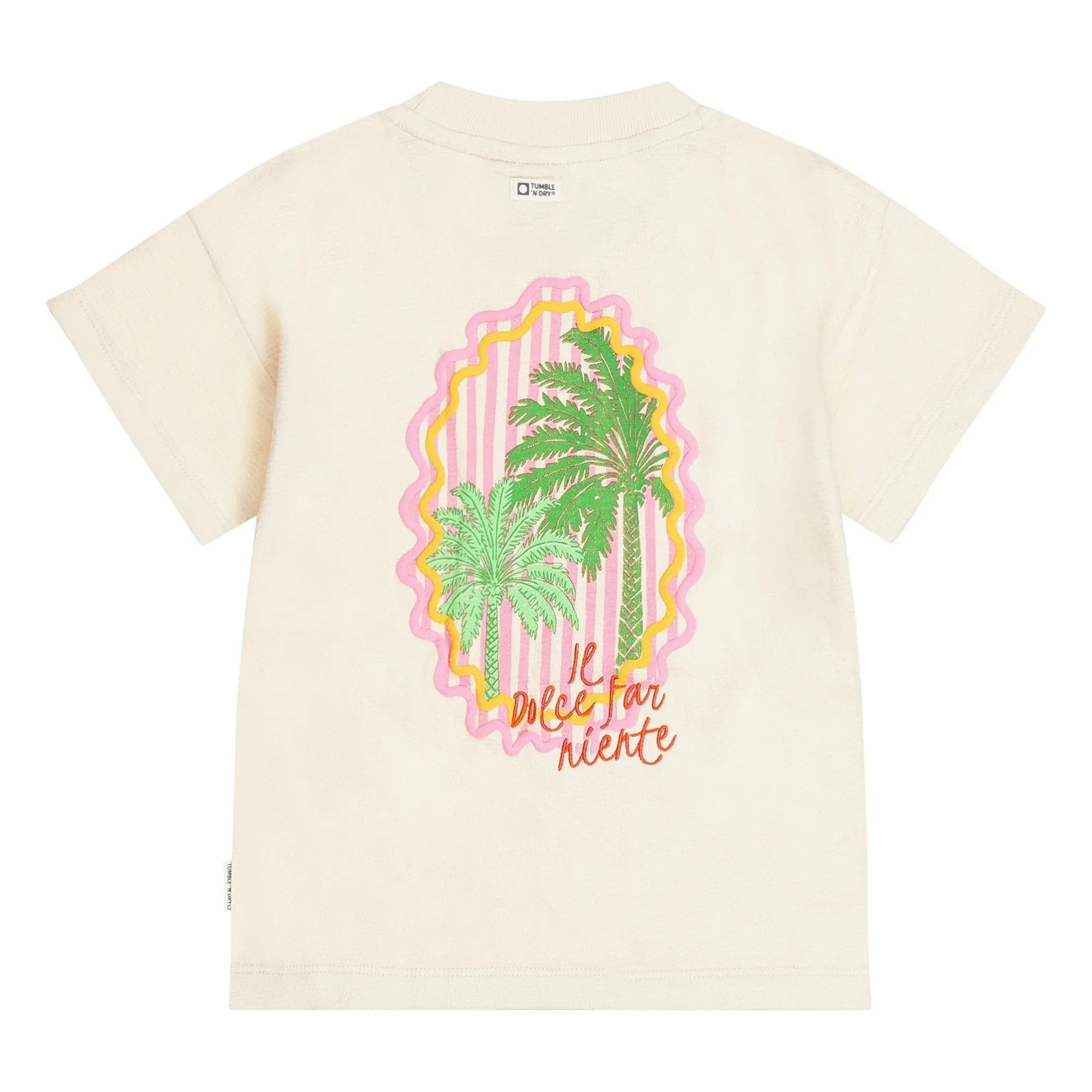 Tumble N'Dry - Oversize Maringa organik pamuklu Tişört | Ecru
