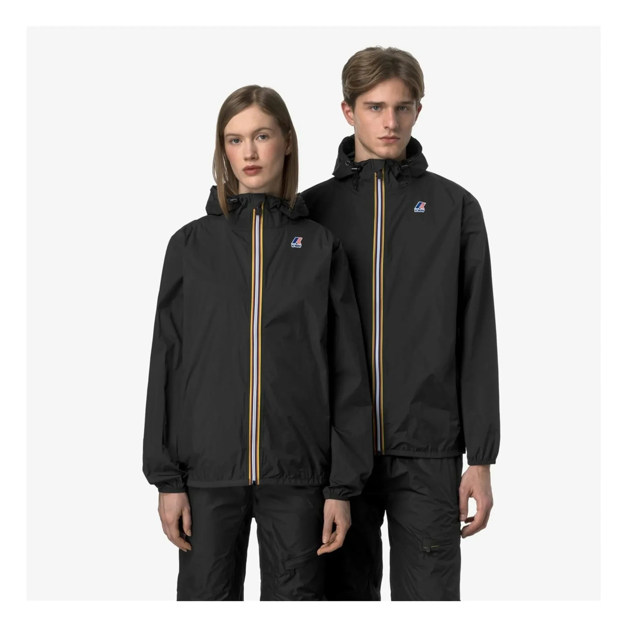 K-way - Windbreaker Le Vrai 4.0 Claude Ripstop Recycelte Faser | Schwarz