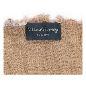 Le Monde Sauvage - Okapi Leinentuch | Gelb