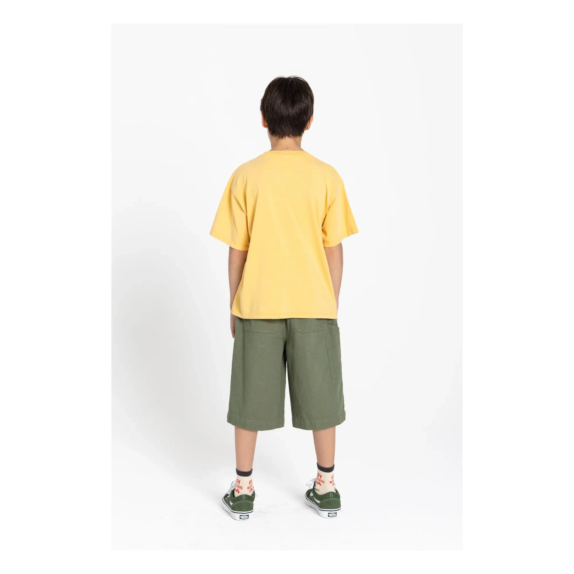 Hundred Pieces - Camiseta de algodón orgánico Finn | Mostaza