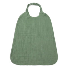 Editions Aimable - Babero Grande Gustave | Muselina verde musgo