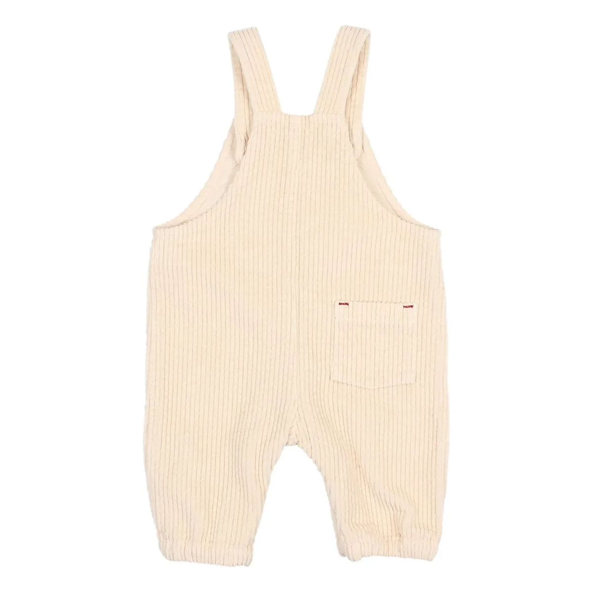 Búho - Mono con Detalle de Bolsillo de Terciopelo | Beige