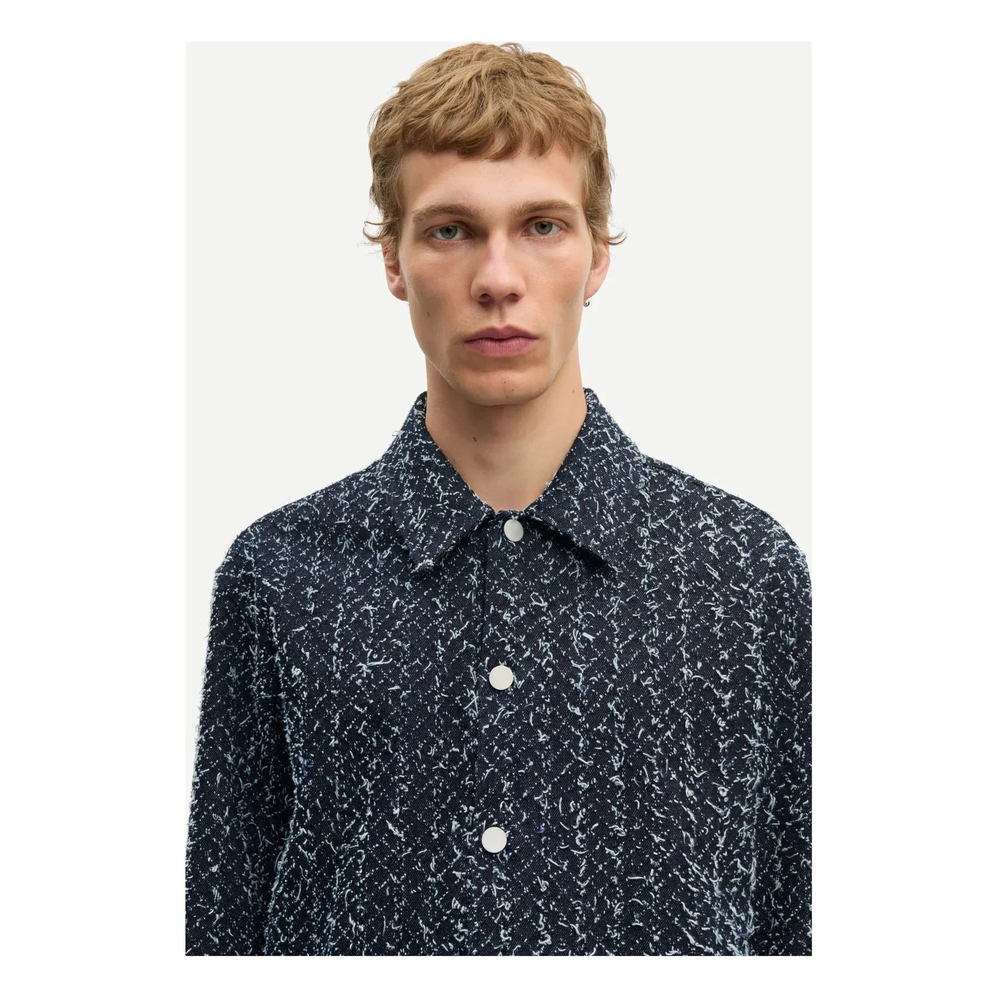 Samsoe Samsoe - Sacastor Pamuk overshirt | Koyu gri