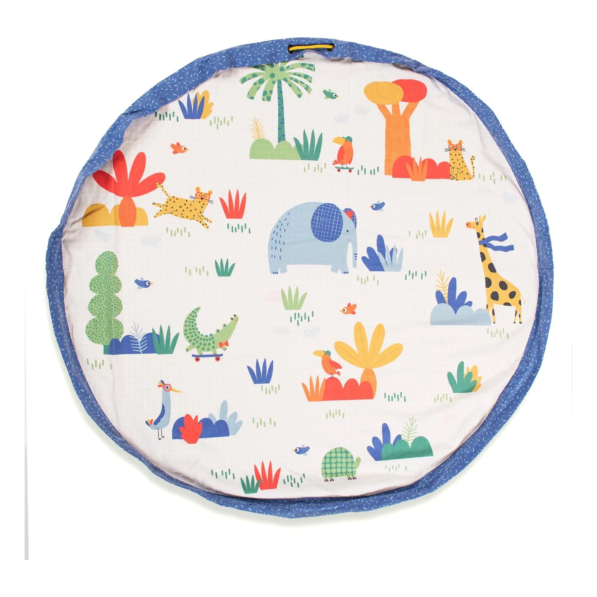 Play and Go - Noomad Puce et Pilou çanta/oyun matı - Play&Go x Moulin Roty | Mavi
