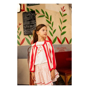 Louis Louise - Striped Gulsah Cardigan | Red
