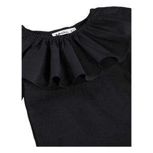 Molo - Cille Organik Pamuklu Oversized Yaka Elbise | Siyah